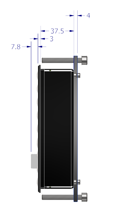 Compact control panel for NLC, 15 ch, light dim Compact control panel for NLC, 15 ch, light dim